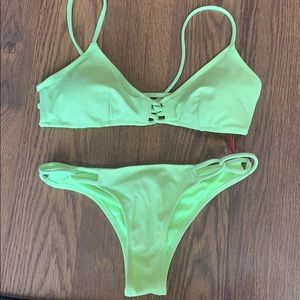 Neon yellow/light green